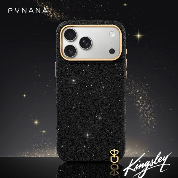 PYNANA Jewelry Aesthetics & Handcraft Starry Sky MagSafe Black Diamonds Protective Case Cover