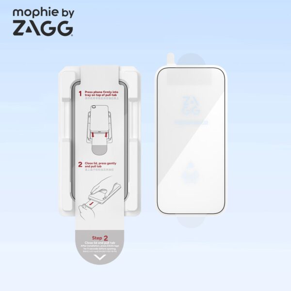 ZAGG Seamless Edge-to-Edge Anti-Static Tempered Glass Screen Protector